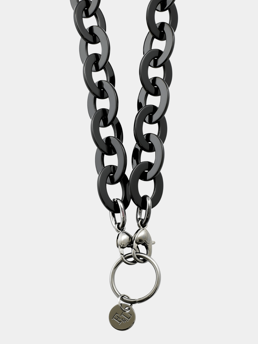Brillenkette Shiny Black