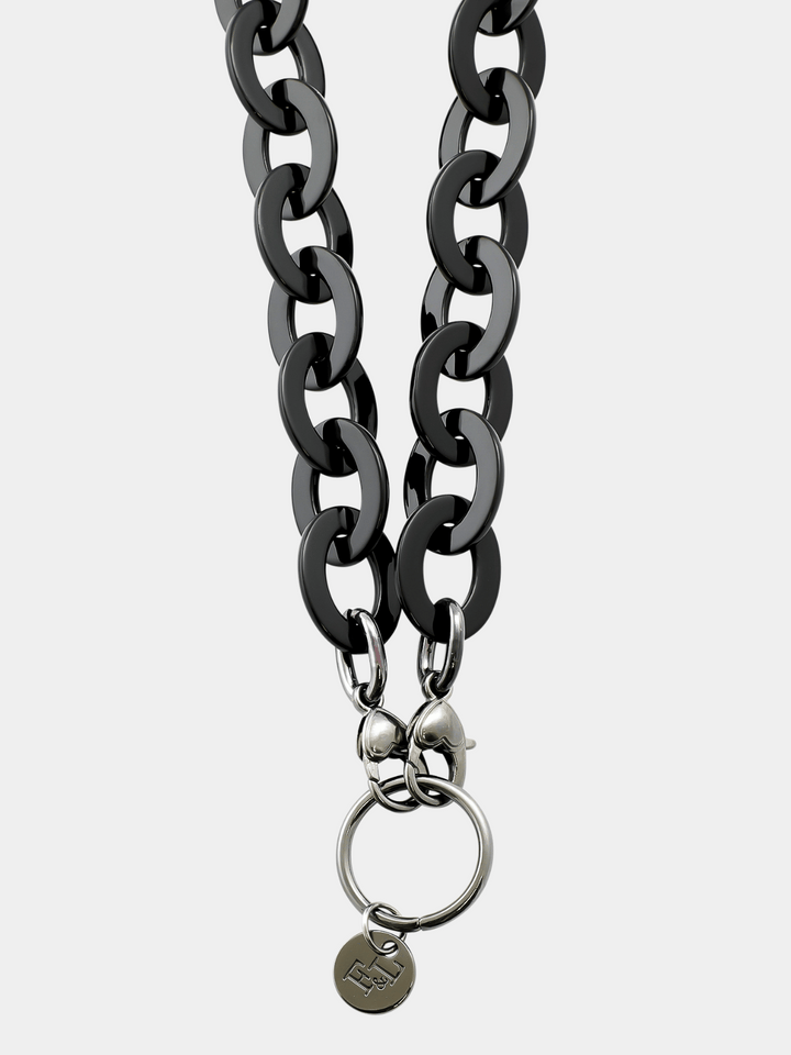 Brillenkette Shiny Black