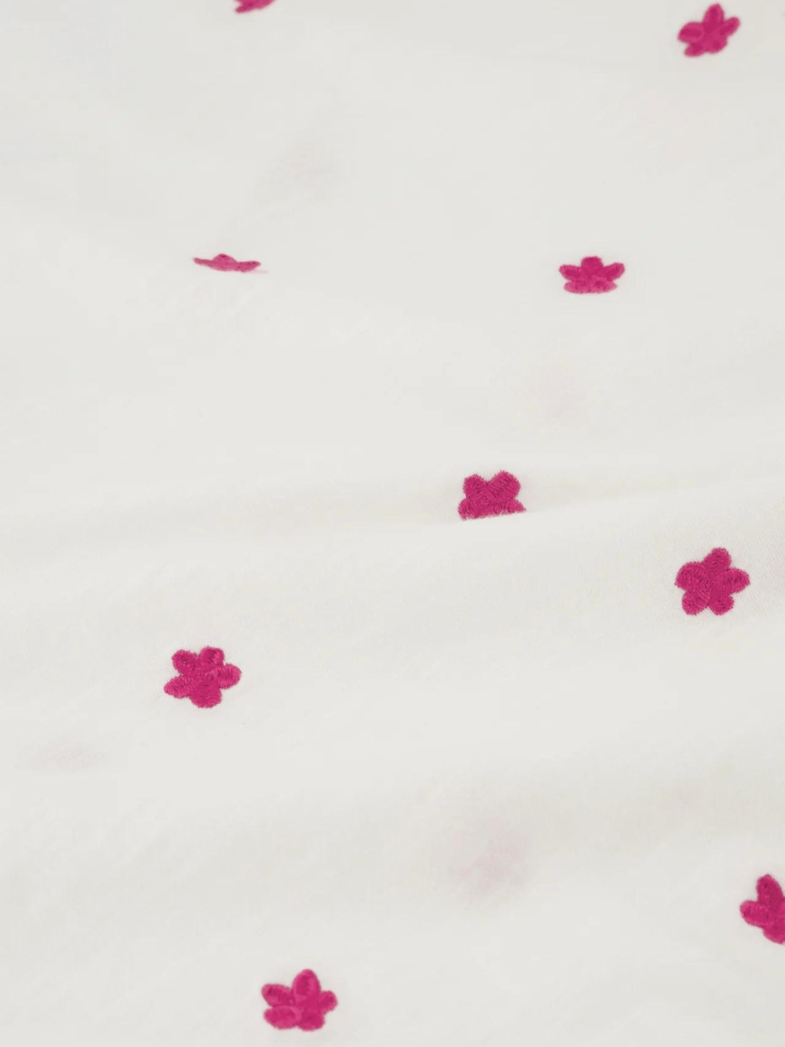 Phill V-neck Pink Flower T-Shirt