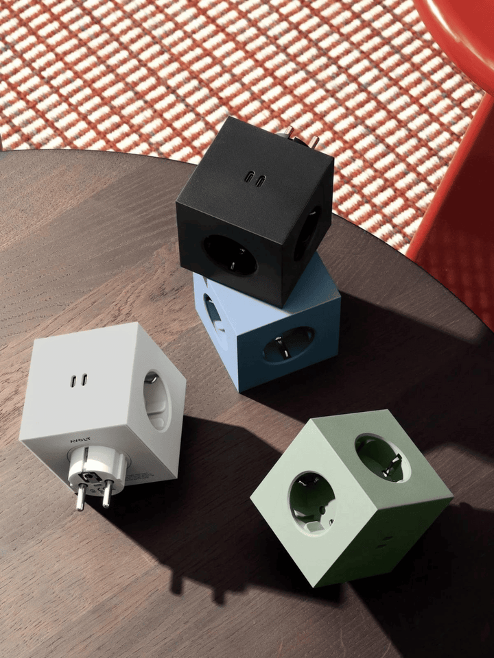 Square 2 socket adapter