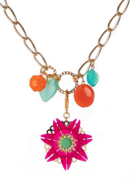 Star flower necklace