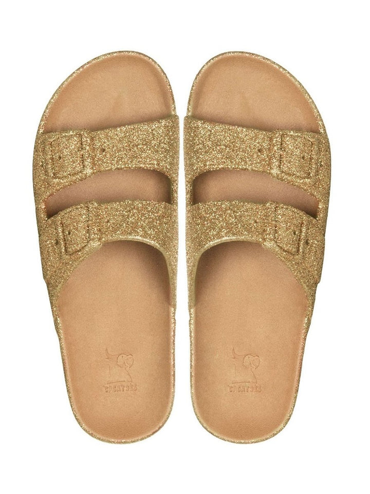 TRANCOSO glitter slides in different colors