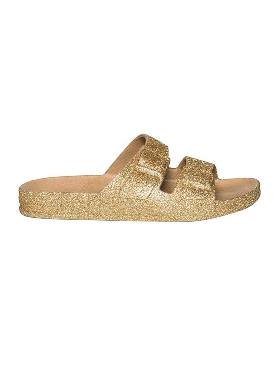 TRANCOSO glitter slides in different colors