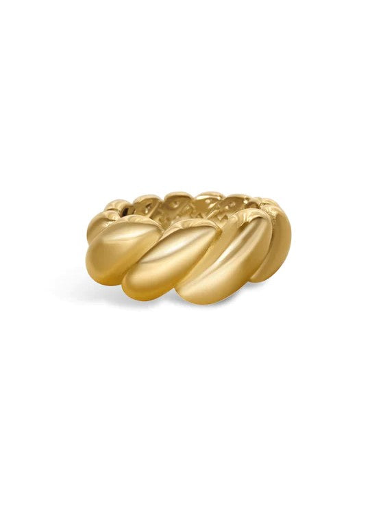 Gold Croissant Ring