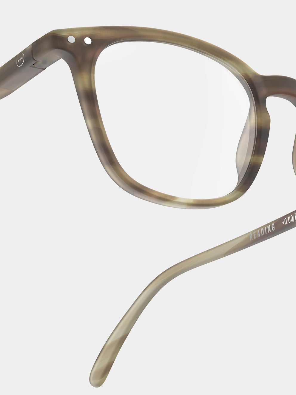 Reading glasses #E Smoky Brown