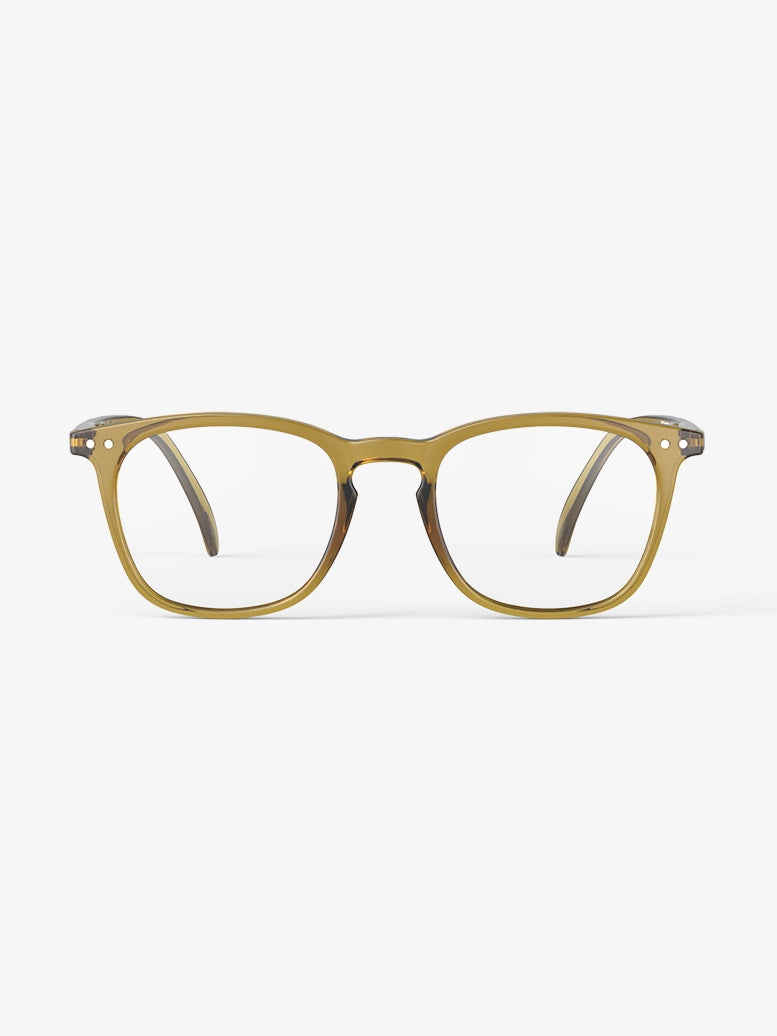 Reading glasses #E Golden Green
