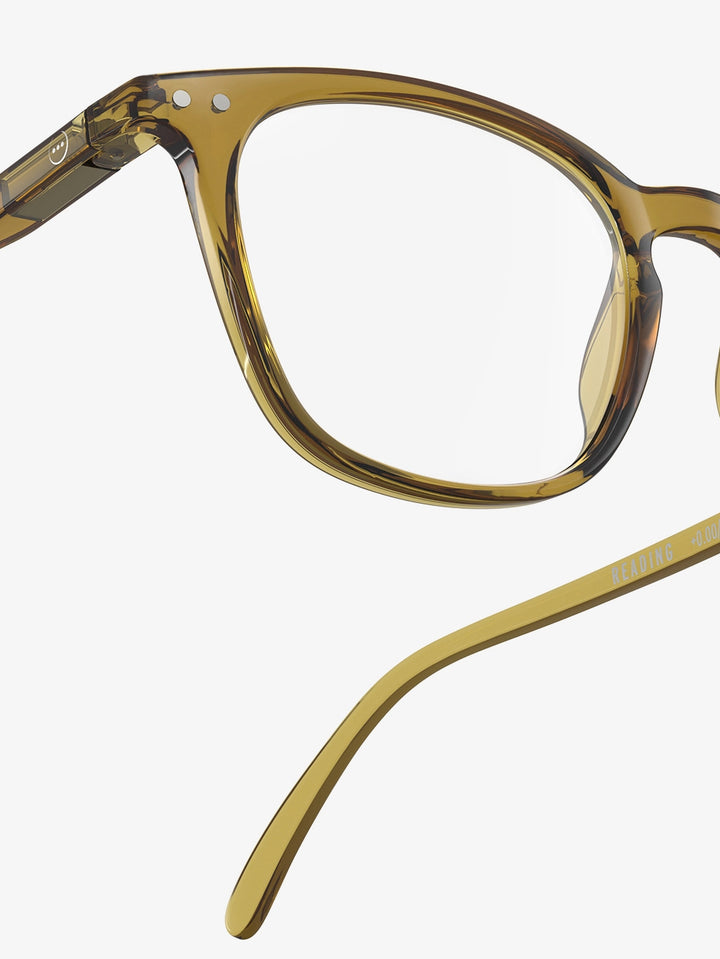 Reading glasses #E Golden Green