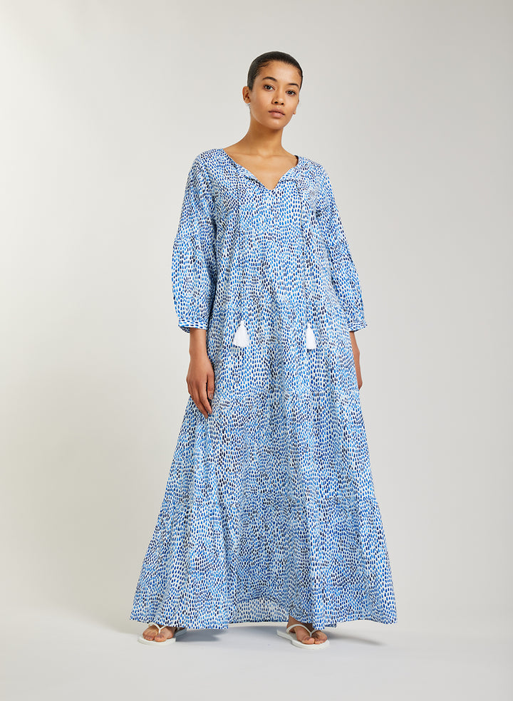 Airy maxi dress made of cotton