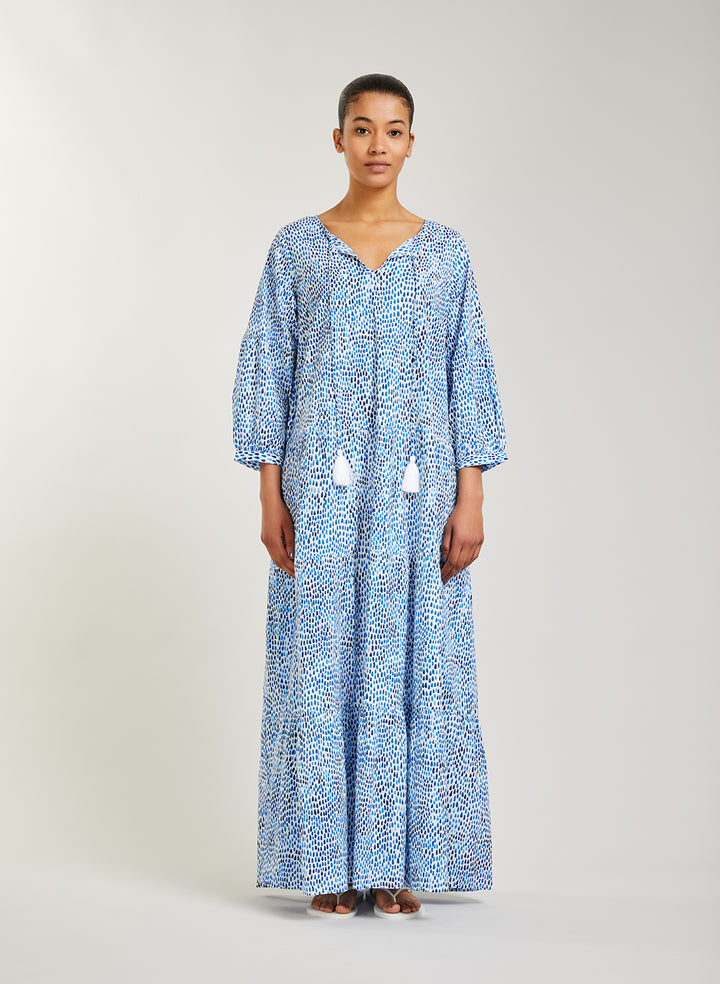 Airy maxi dress made of cotton